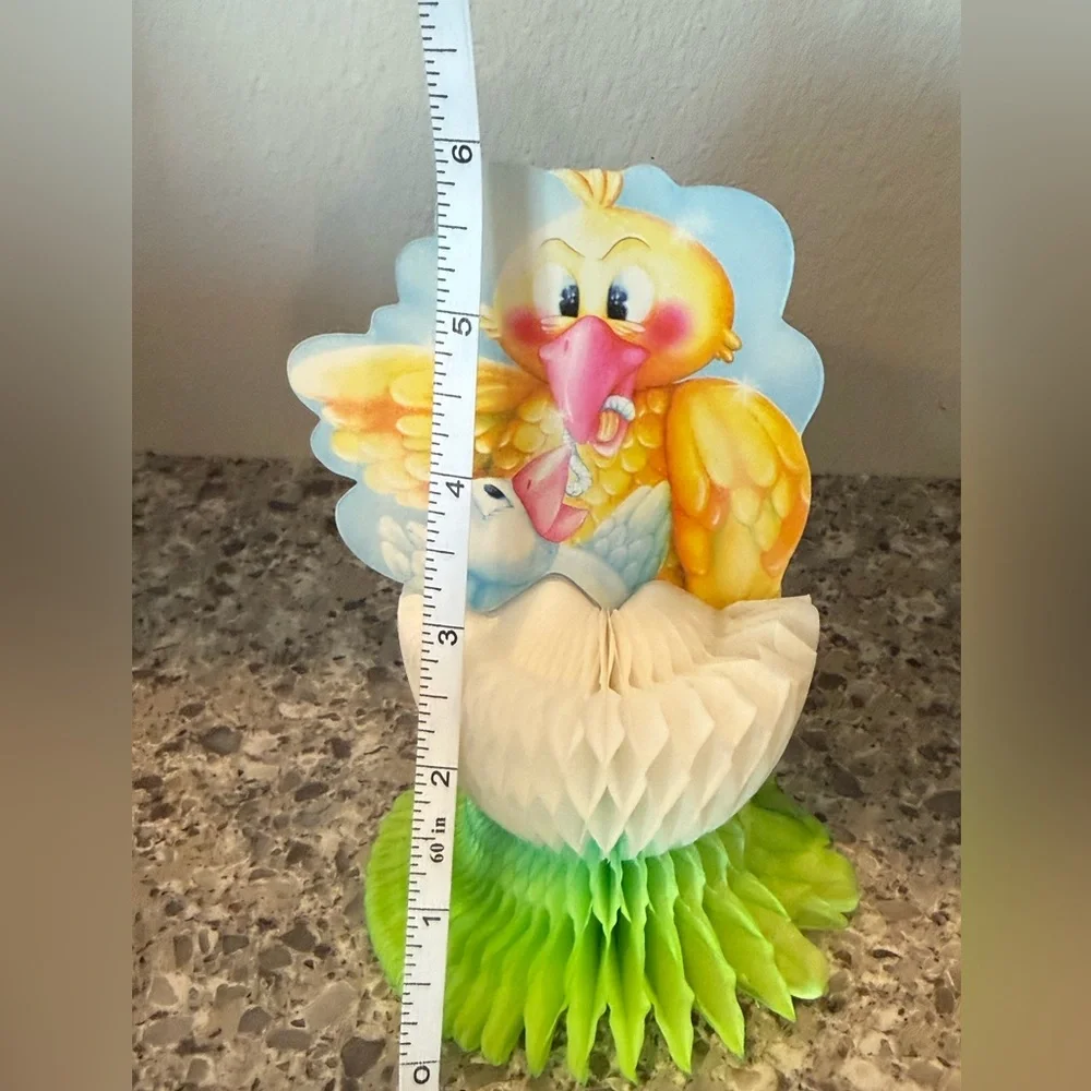 Vintage Honeycomb Tissue Easter Centerpiece Decor Lot Of 12 Eureka Beistle Ameri